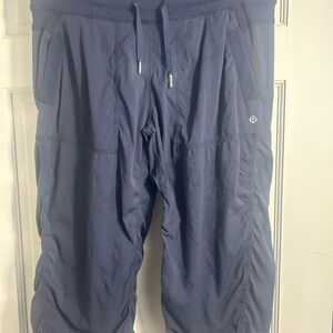 Lululemon Athletica Navy Dace Studio Crop Pants